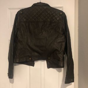 Faux leather jacket
